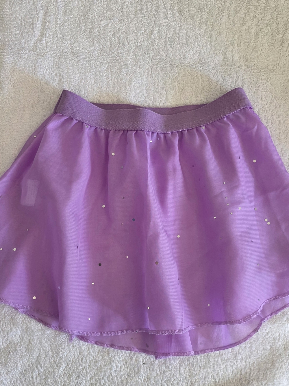 Girls Sparkle Tulle Skirt in Lilac